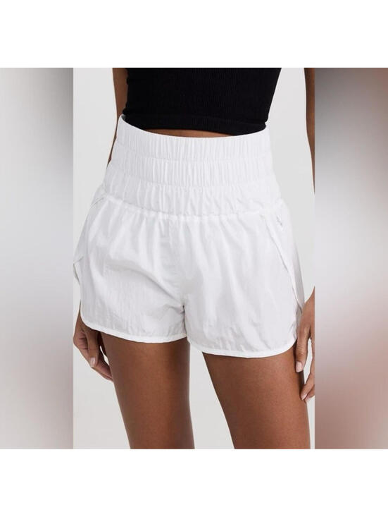 Free People Pants - FP Movement Free People The Way Home High Waisted Running Shorts White Medium